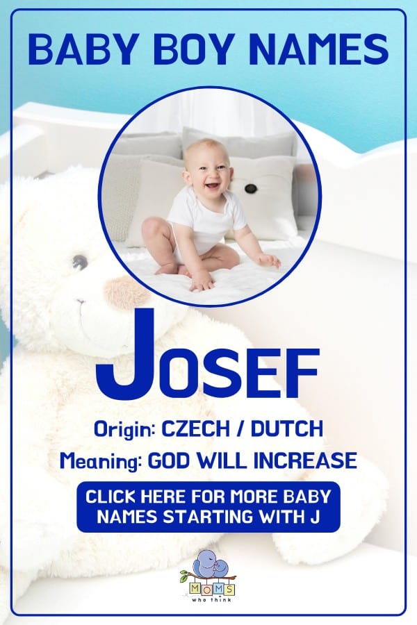 Baby boy name meanings - Josef