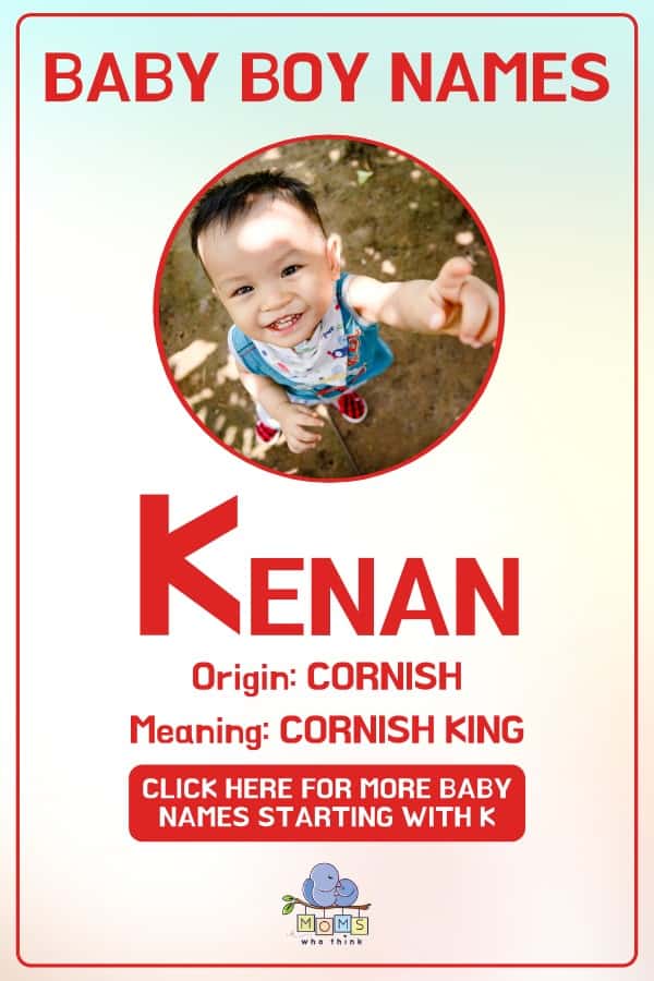 Baby boy name meanings - Kenan