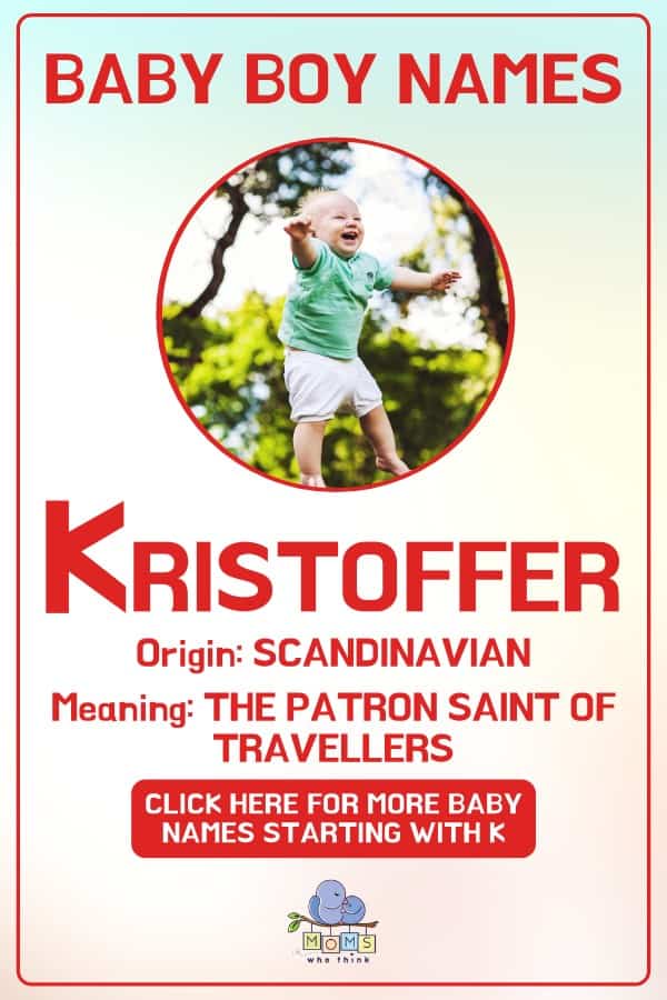 Baby boy name meanings - Kristoffer