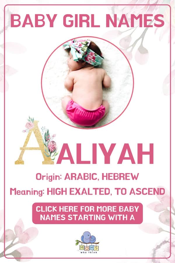 Baby girl name meanings - Aaliyah