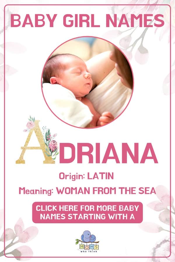 Baby girl name meanings - Adriana