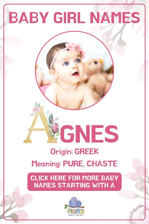 Baby girl name meanings - Agnes