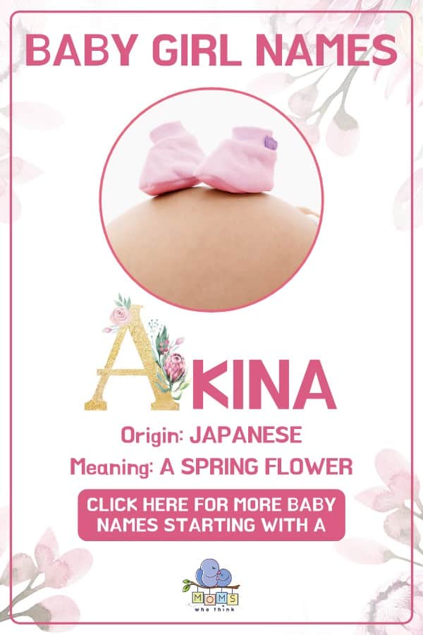 Baby girl name meanings - Akina