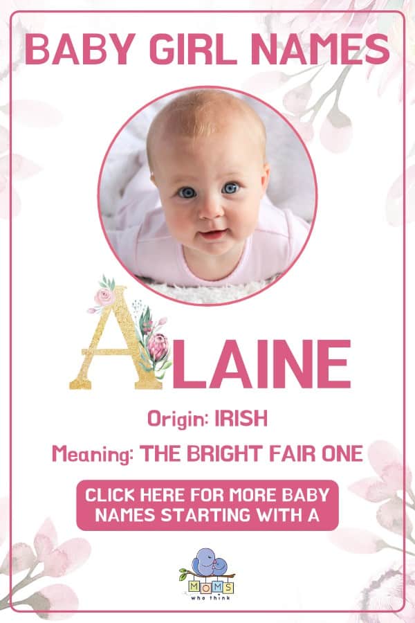 Baby girl name meanings - Alaine