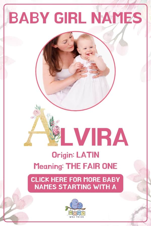 Baby girl name meanings - Alvira