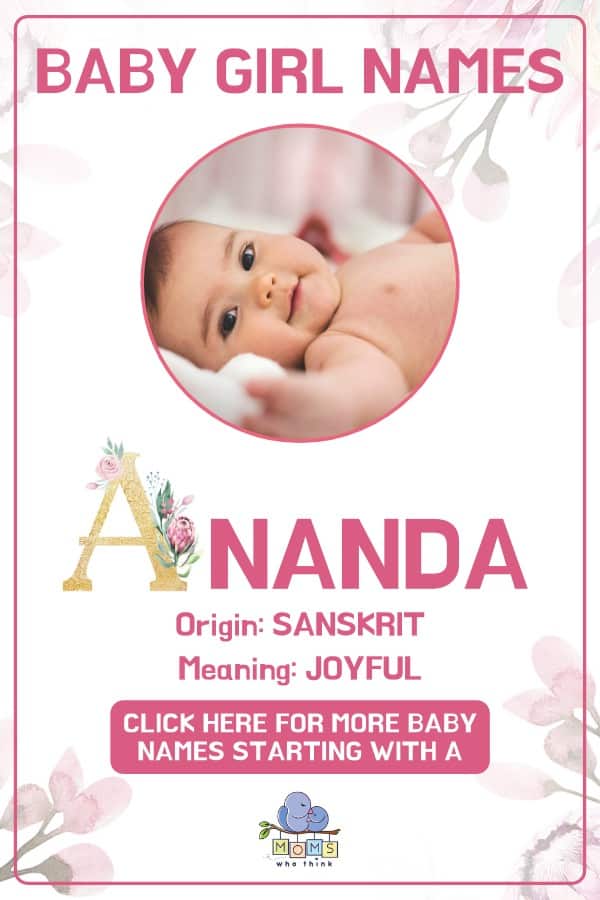 Baby girl name meanings - Ananda