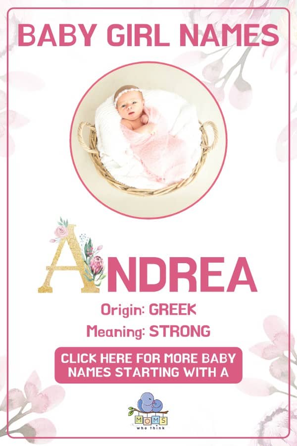 Baby girl name meanings - Andrea