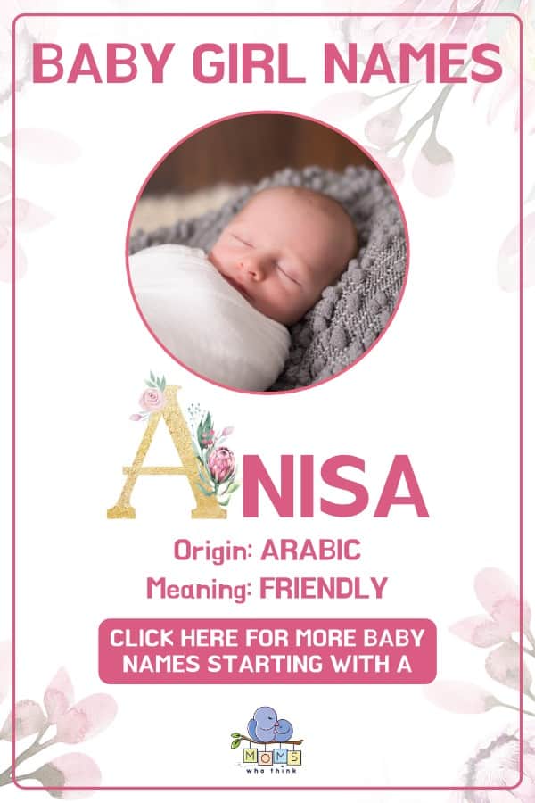 Baby girl name meanings - Anisa