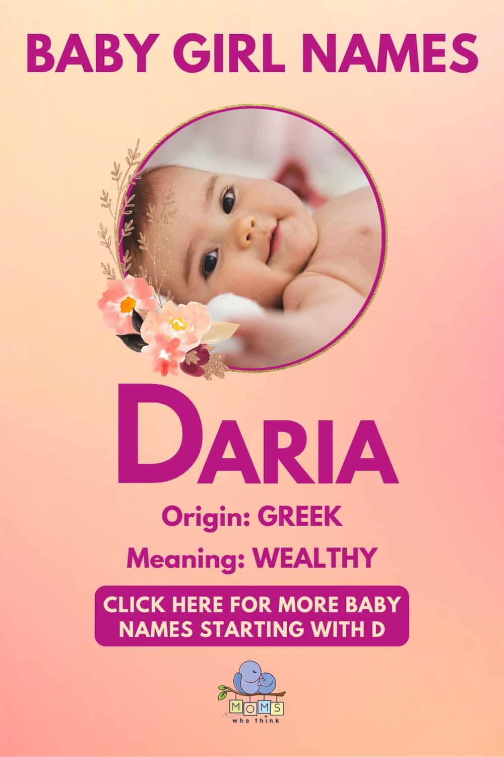 Baby Girl Names That Start With D