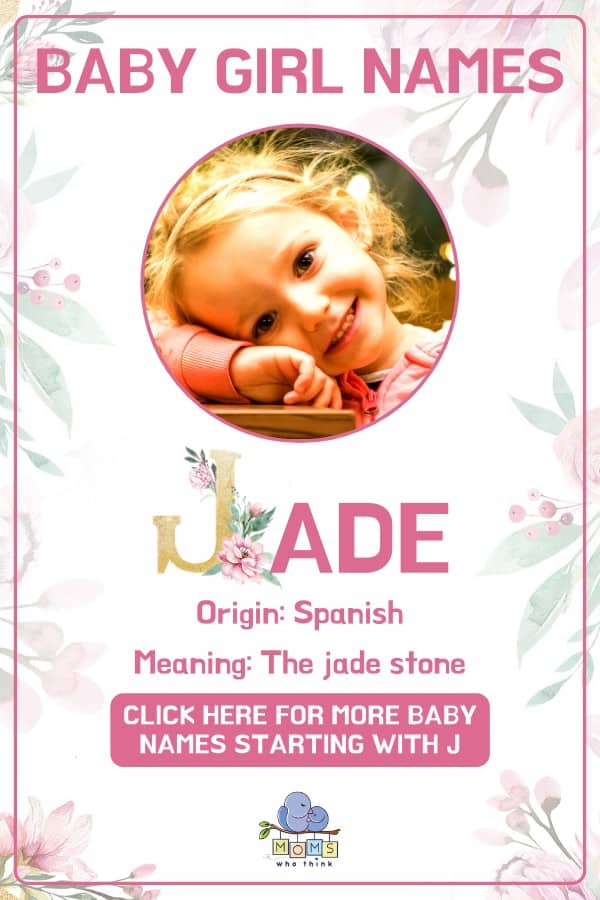 Baby girl name meanings - Jade