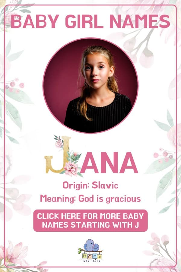 Baby girl name meanings - Jana