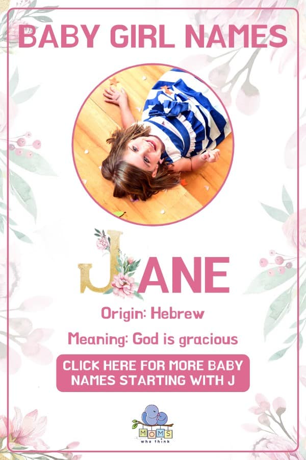 Baby girl name meanings - Jane