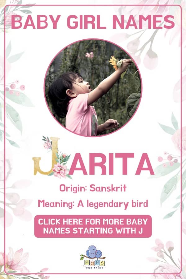 Baby girl name meanings - Jarita