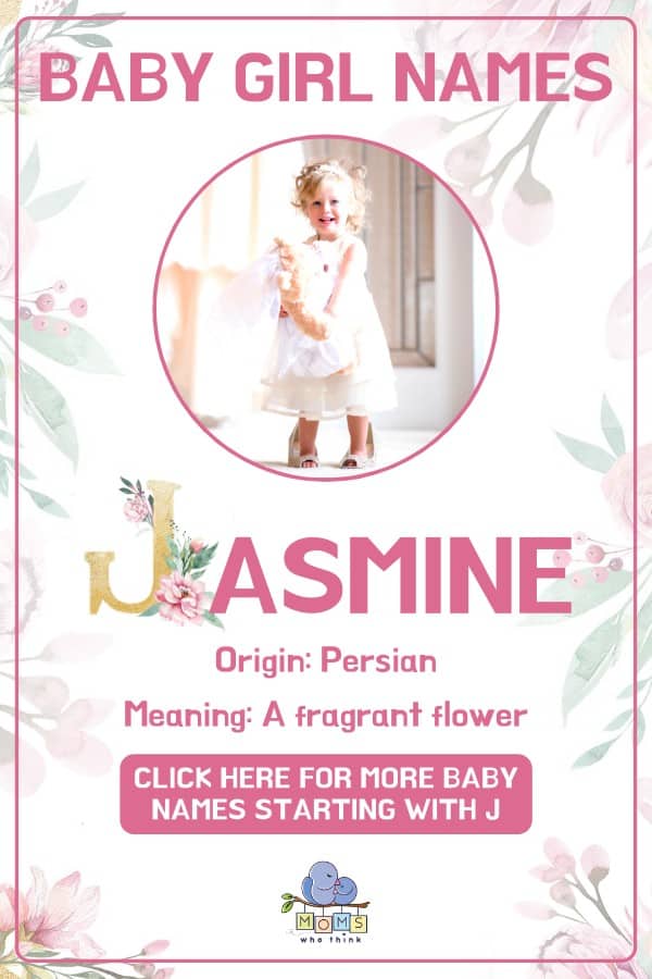 Baby girl name meanings - Jasmine