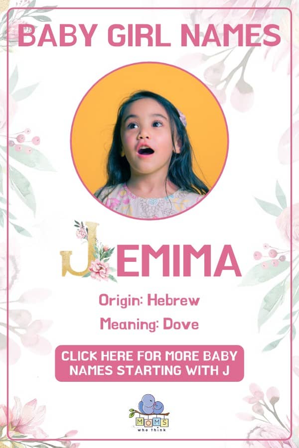 Baby girl name meanings - Jemima