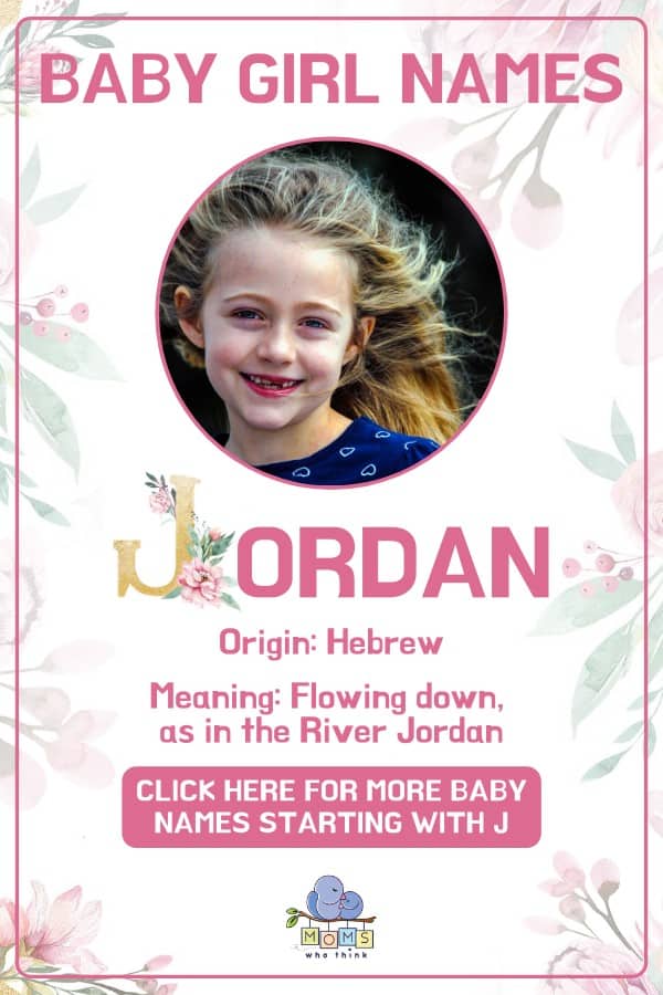 Baby girl name meanings - Jordan