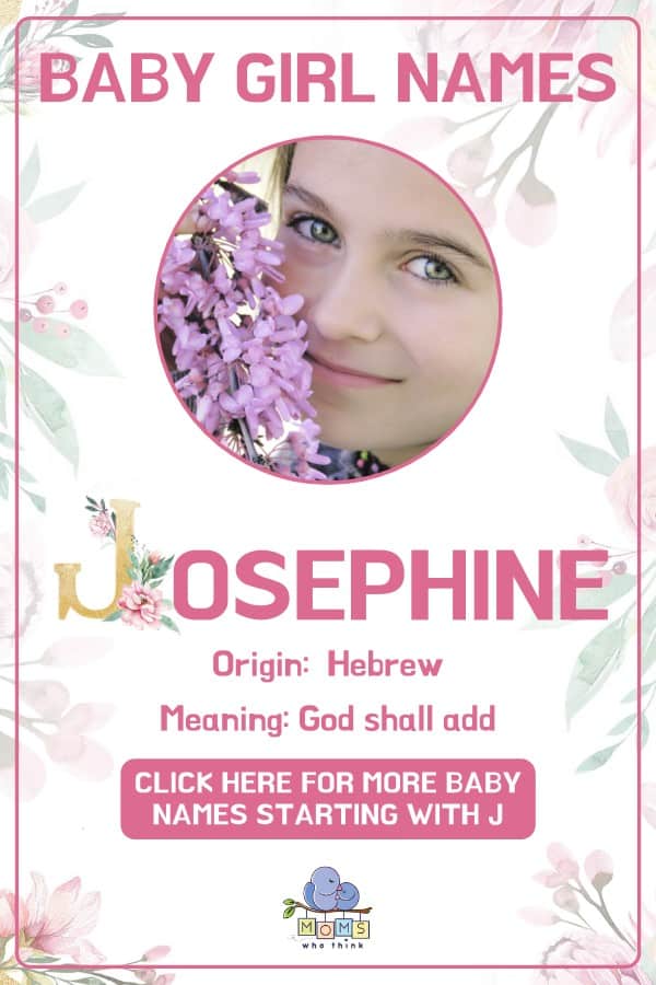 Baby girl name meanings - Josephine