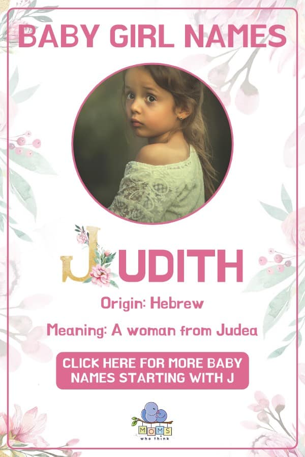 Baby girl name meanings - Judith