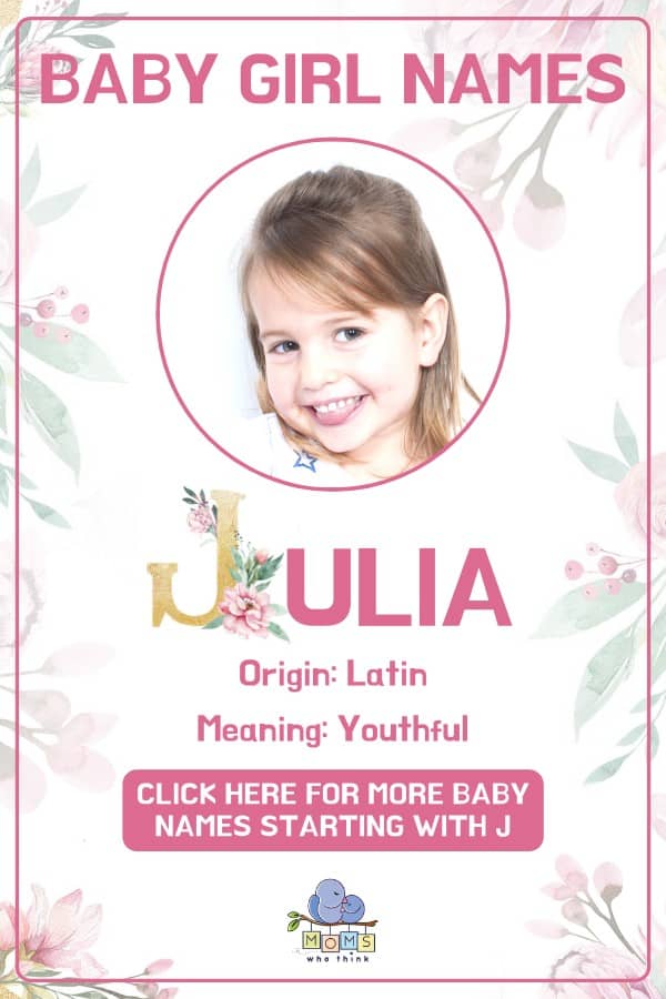 Baby girl name meanings - Julia