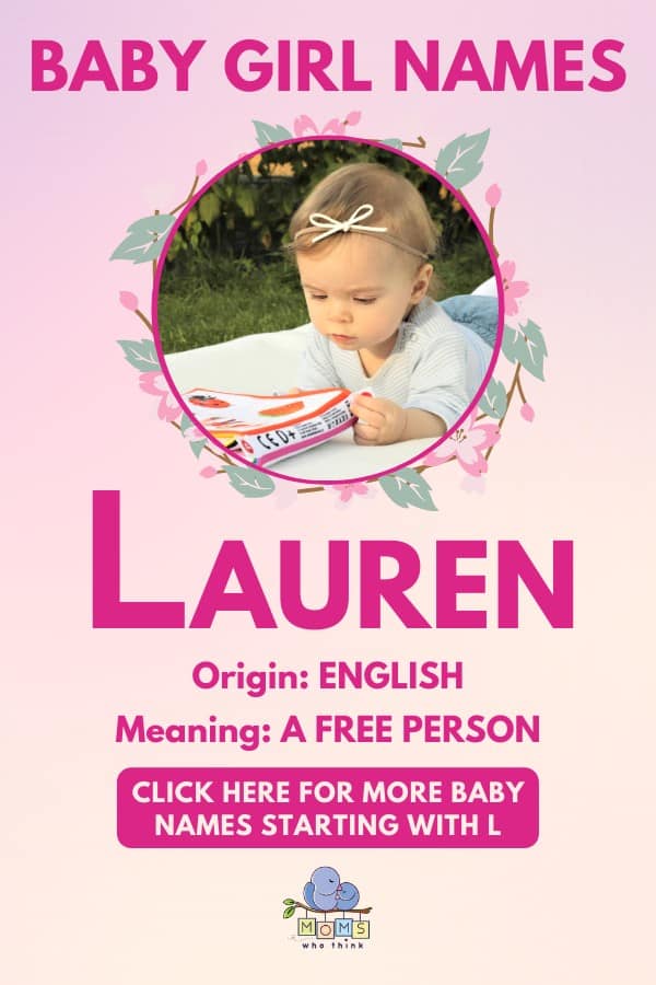 Baby Girl Names That Start With L | MomsWhoThink.com