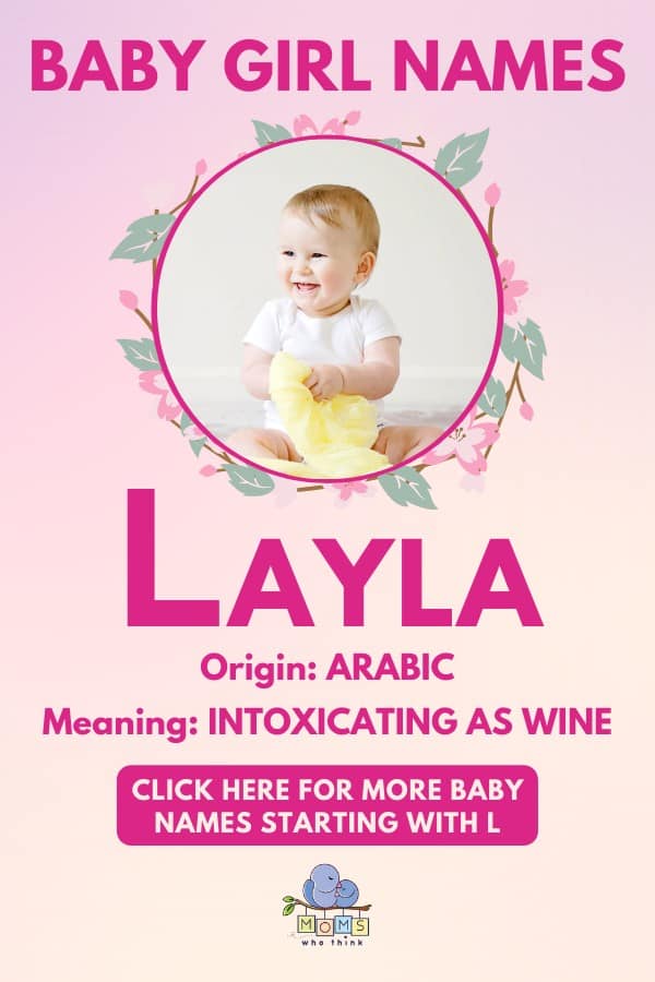 Baby Girl Names That Start With L 