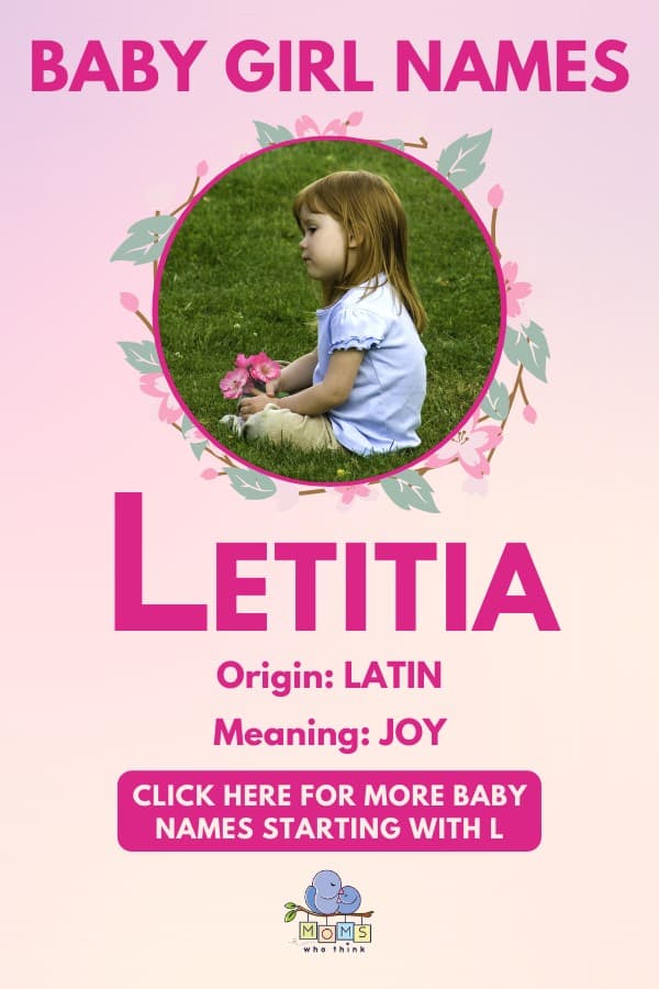Baby girl name meanings - Letitia