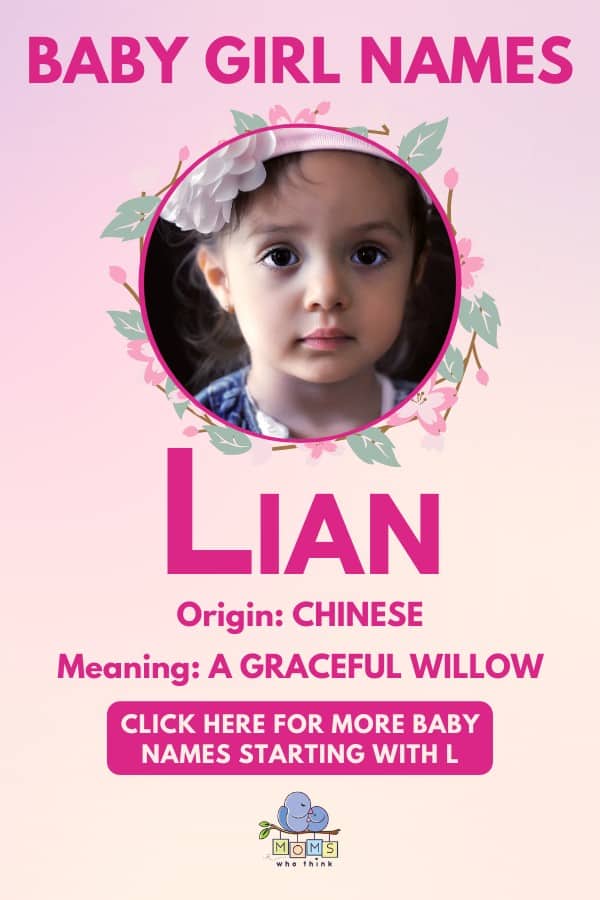 Baby girl name meanings - Lian