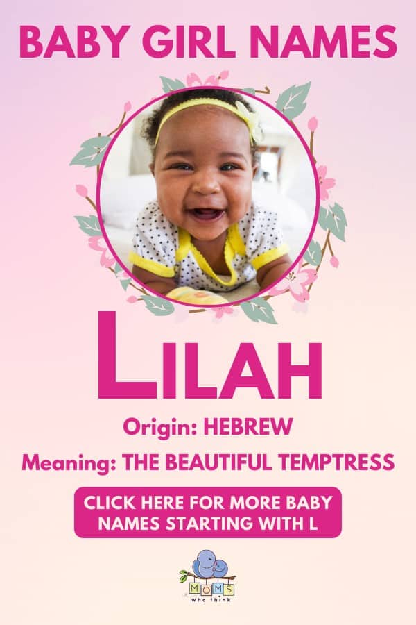 Baby girl name meanings - Lilah