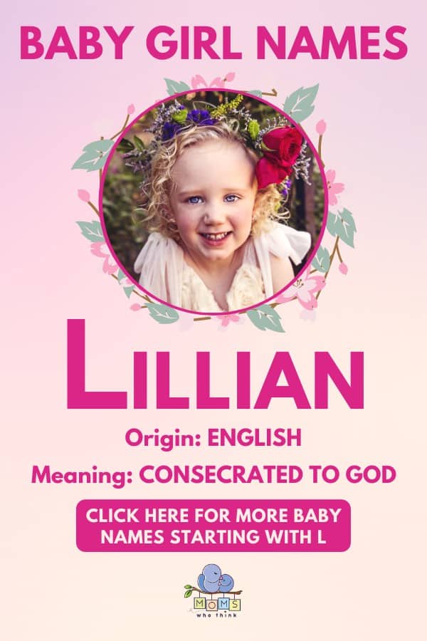Baby girl name meanings - Lillian