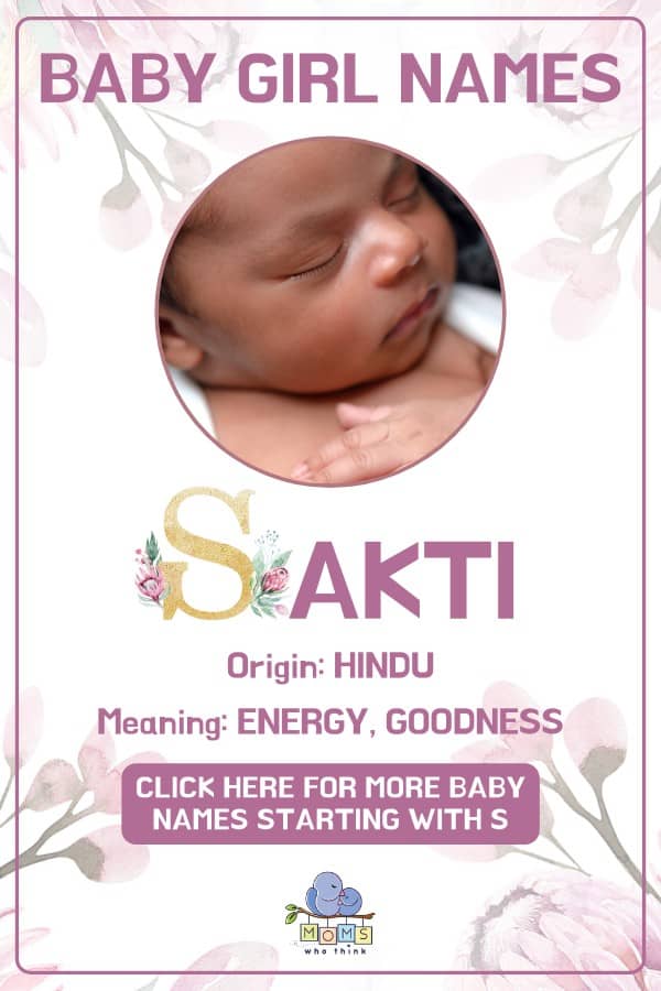 Baby girl name meanings - Sakti