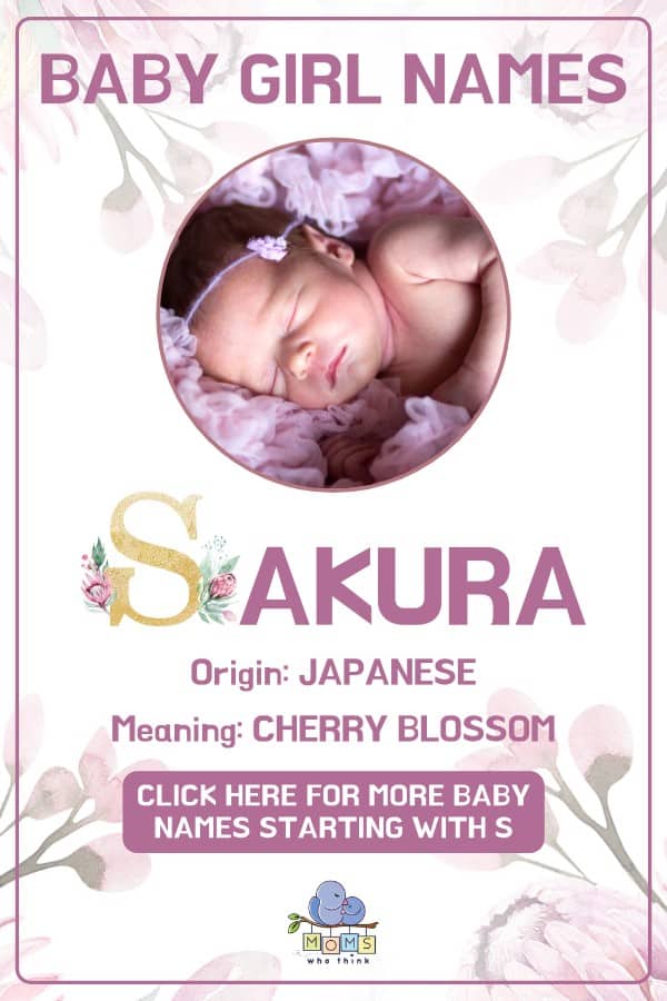 Baby girl name meanings - Sakura