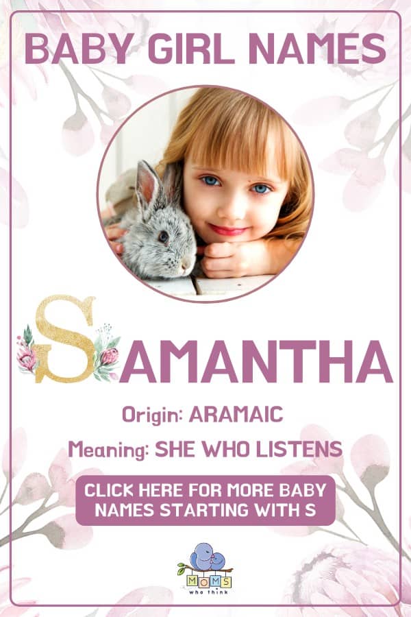 Baby girl name meanings - Samantha