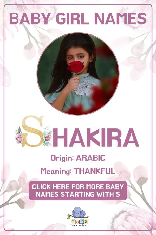 Baby girl name meanings - Shakira