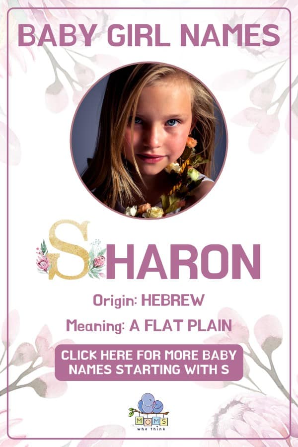 Baby girl name meanings - Sharon