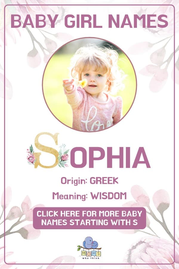 Baby girl name meanings - Sophia