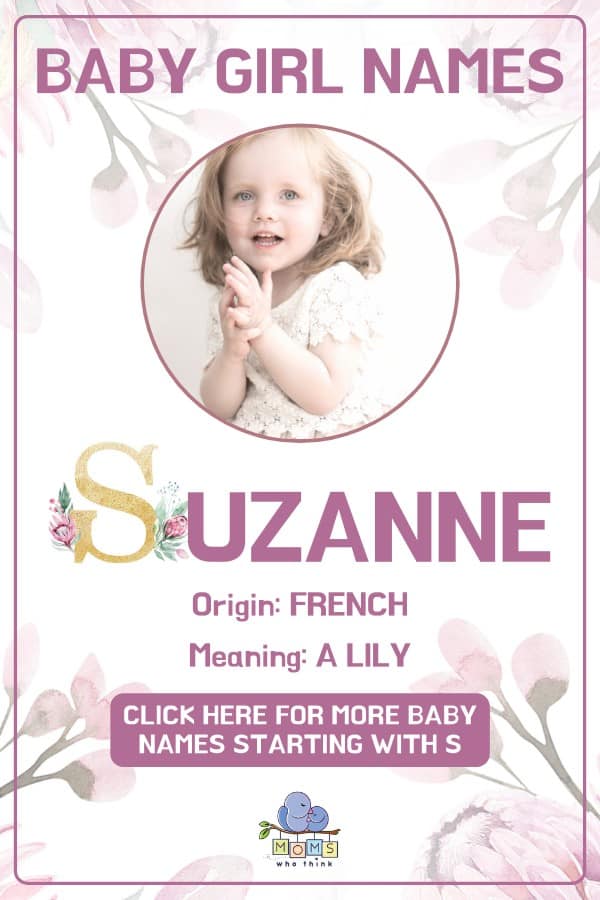 Baby girl name meanings - Suzanne