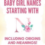 Baby Girl Names That Start With N