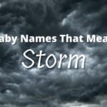 Baby Names That Mean Storm