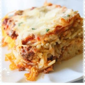 Baked Spaghetti Recipe | Moms Who Think