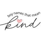 Boy Names That Mean Kind