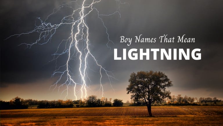 Japanese Boy Names That Mean Lightning