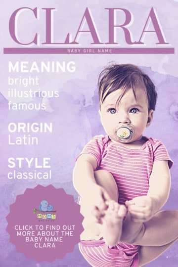 Clara Name Meaning & Origin | Middle Names for Clara