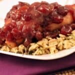 This is An Incredible Cranberry Chicken with Wild Rice Recipe