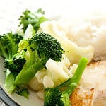 Veggies and Baked Chicken Breasts Recipe