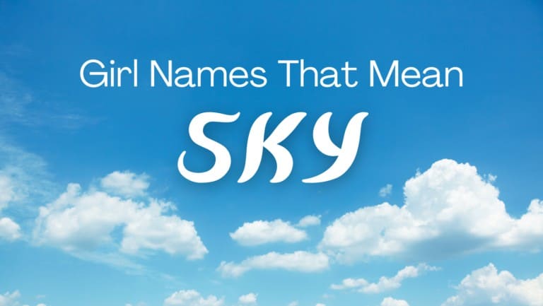 Girl Names Meaning Sky Blue