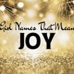 Girl Names That Mean Joy