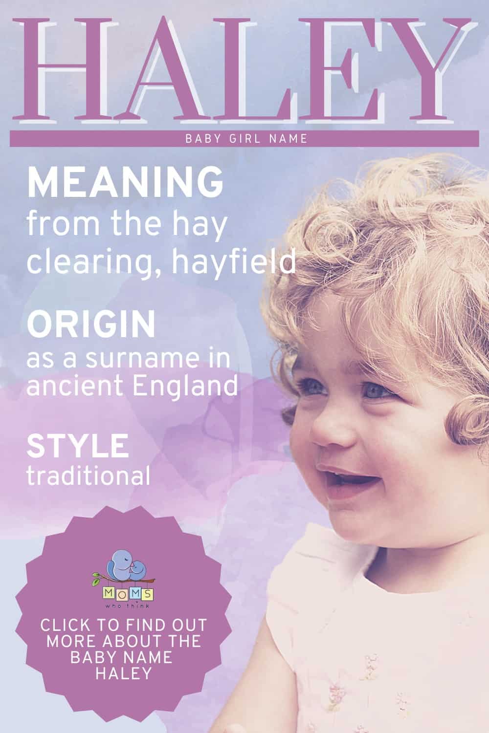 Haley Name Meaning And Origin Middle Names For Haley