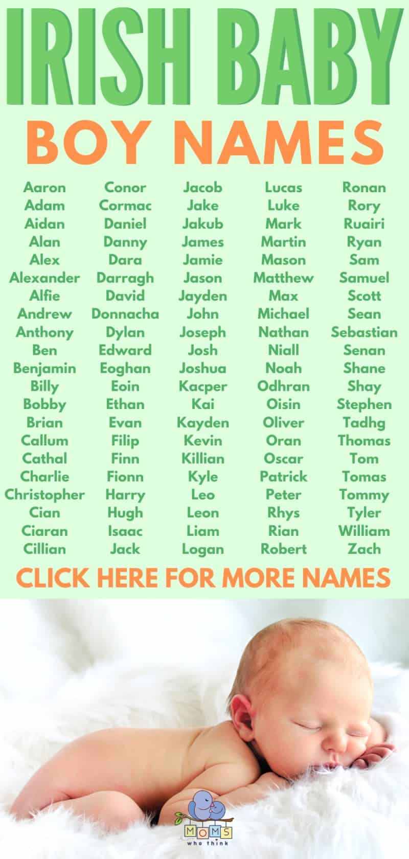 Irish Baby Names For Boys