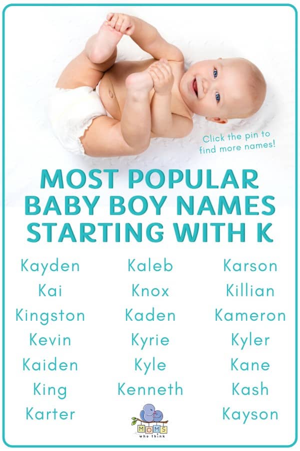 Baby Boy Names That Start With K