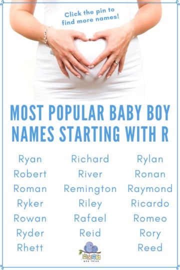 Baby Boy Names That Start With R